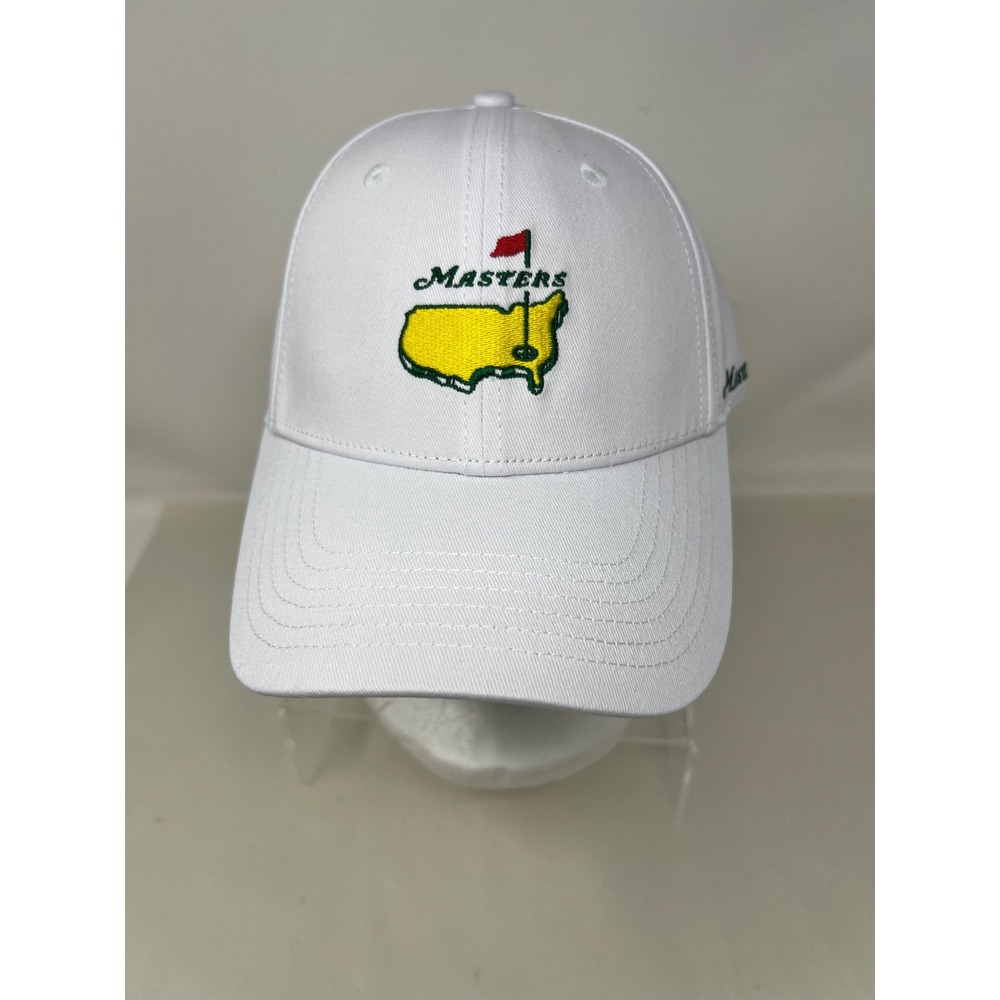 Masters Golf Hat Tournament Merchandise Mens OSFA White New Snapback Cap 2024